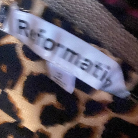 Reformation mochi animal print mini  long sleeve dress 👗 - Picture 7 of 7